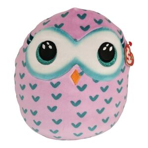 NWT -  Ty WINKS Owl Squish a Boos 8" Inch  Beanie Baby Plush Collectible Brand